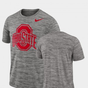 OSU Men's T-Shirt Charcoal Embroidery 2018 Player Travel Legend Performance 194542-658