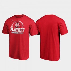 Ohio State Buckeyes Men T-Shirt Scarlet Player 2019 College Football Playoff Bound Safety 434401-802