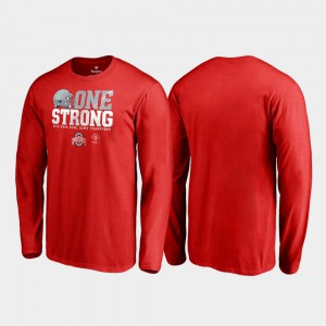 Buckeye Mens T-Shirt Scarlet High School 2019 Rose Bowl Champions Endaround Long Sleeve 737150-506