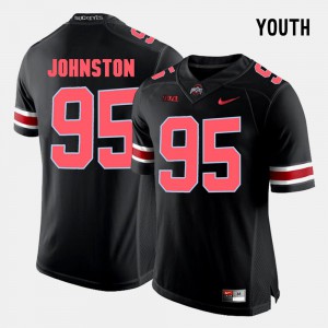 Ohio State Buckeyes #95 For Kids Cameron Johnston Jersey Black University College Football 929009-351