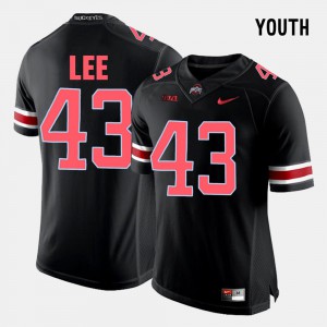 Ohio State Buckeyes #43 Youth(Kids) Darron Lee Jersey Black College Football Embroidery 957009-740