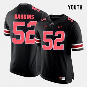 Ohio State #52 For Kids Johnathan Hankins Jersey Black Stitch College Football 466304-798