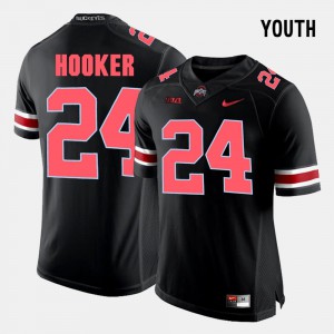 Ohio State Buckeyes #24 For Kids Malik Hooker Jersey Black University College Football 724164-626