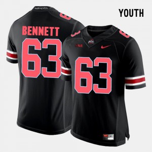 Buckeye #63 Kids Michael Bennett Jersey Black Official College Football 955627-681