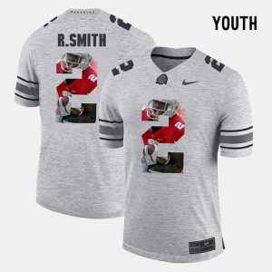 Ohio State #2 Youth Rod Smith Jersey Gray Pictorial Gridiron Fashion Pictorital Gridiron Fashion Stitched 950229-598