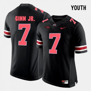 Ohio State #7 Youth Ted Ginn Jr. Jersey Black College Football Official 610915-384