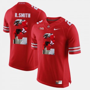 Buckeye #2 For Men Rod Smith Jersey Scarlet Pictorial Fashion Embroidery 284075-588
