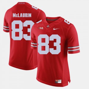 Ohio State #83 Mens Terry McLaurin Jersey Scarlet Alumni Football Game Player 788234-477