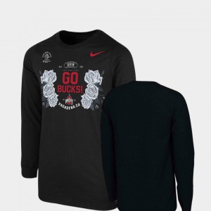Buckeye Kids T-Shirt Black Illustrated Slogan Long Sleeve 2019 Rose Bowl Bound Stitched 312786-625
