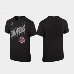 Buckeyes Kids T-Shirt Black Stitch 2019 Rose Bowl Champions Locker Room 457502-345